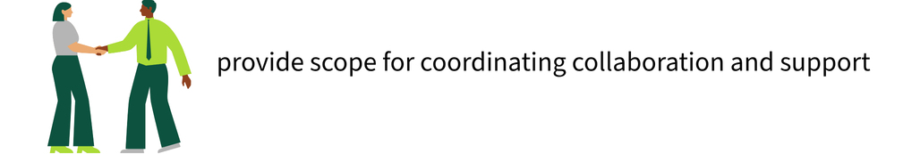 Supervisor Meetings provide scope for coordinating collaboration and support.